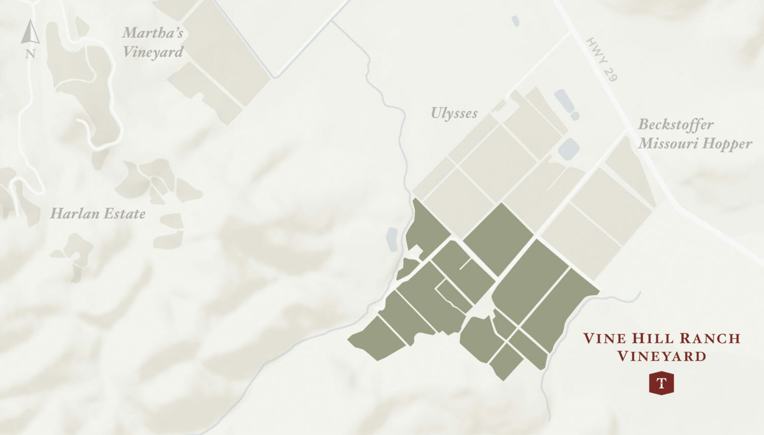 Vine Hill Ranch Vineyard Map
